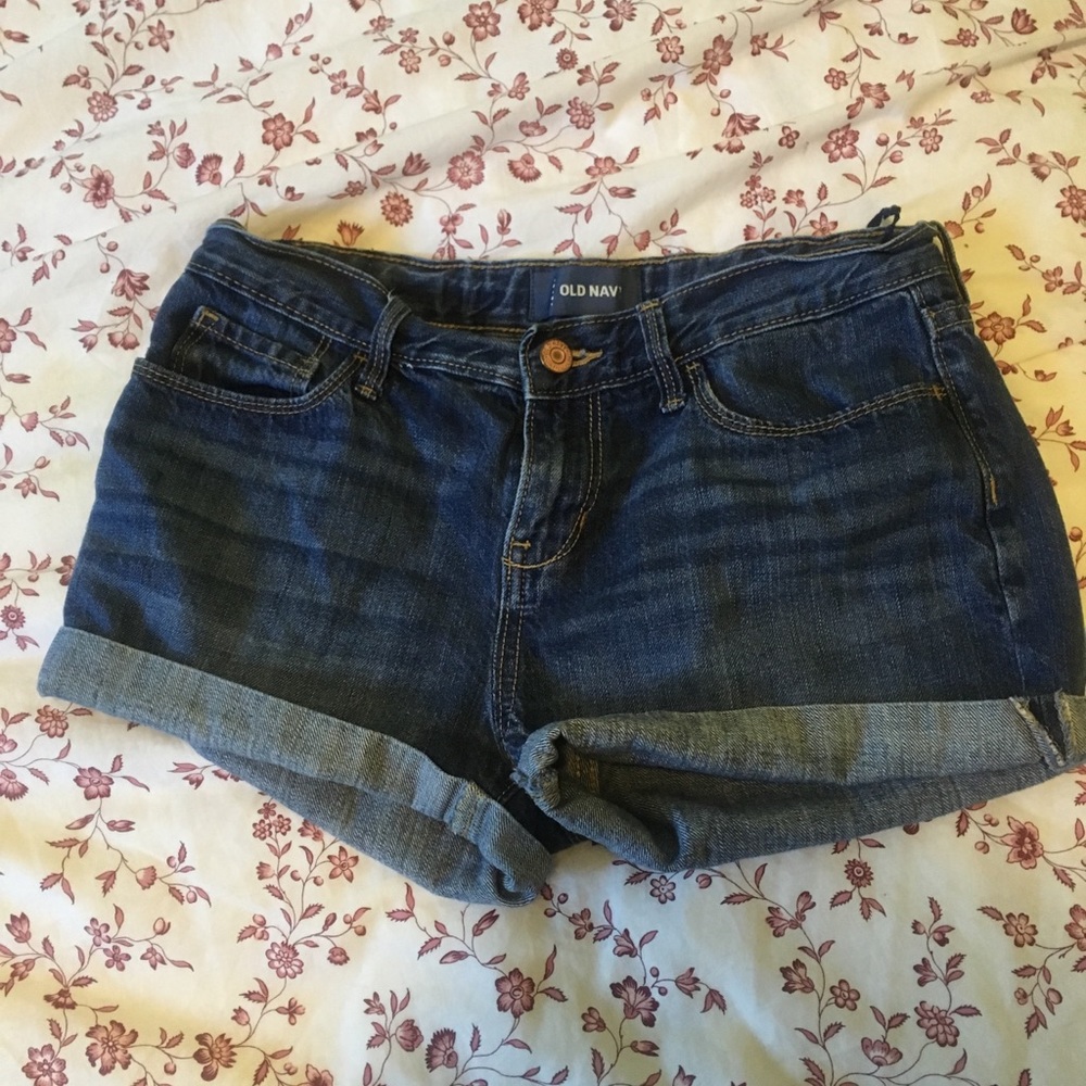 denim shorts